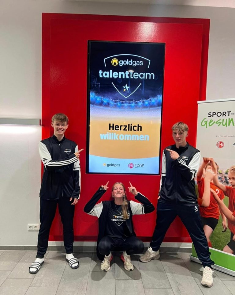 Read more about the article Drei CLV Athleten im goldgas Talentteam