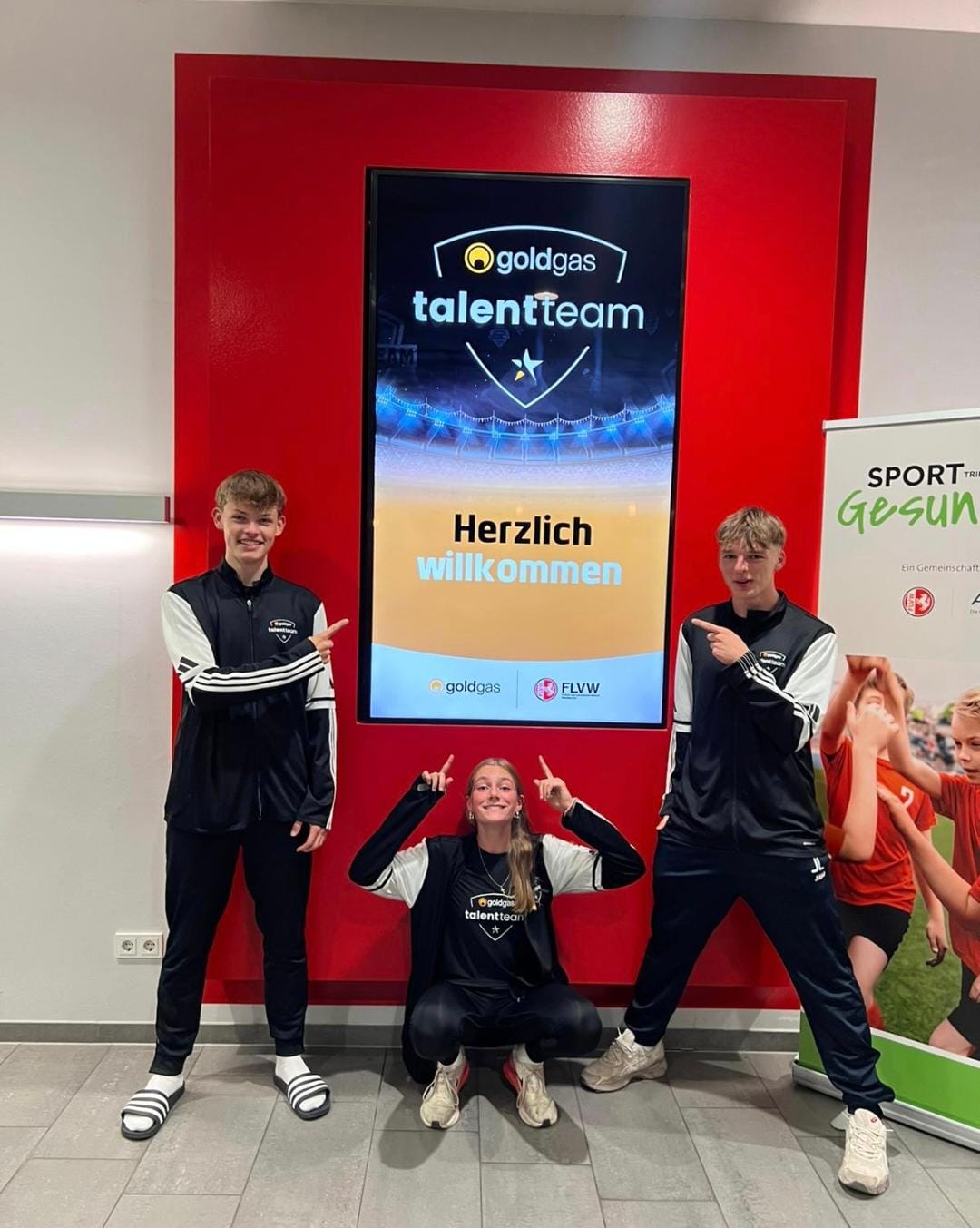 Read more about the article Drei CLV Athleten im goldgas Talentteam