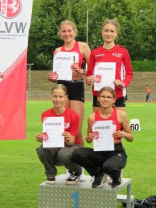 Fünf Westfalentitel für den CLV Siegerland bei den FLVW-Meisterschaften in Gladbeck